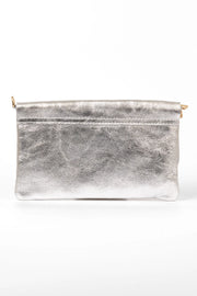 Britta Metallic Clutch in Silver or Gold