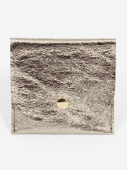 Metallic Leather Card Holder