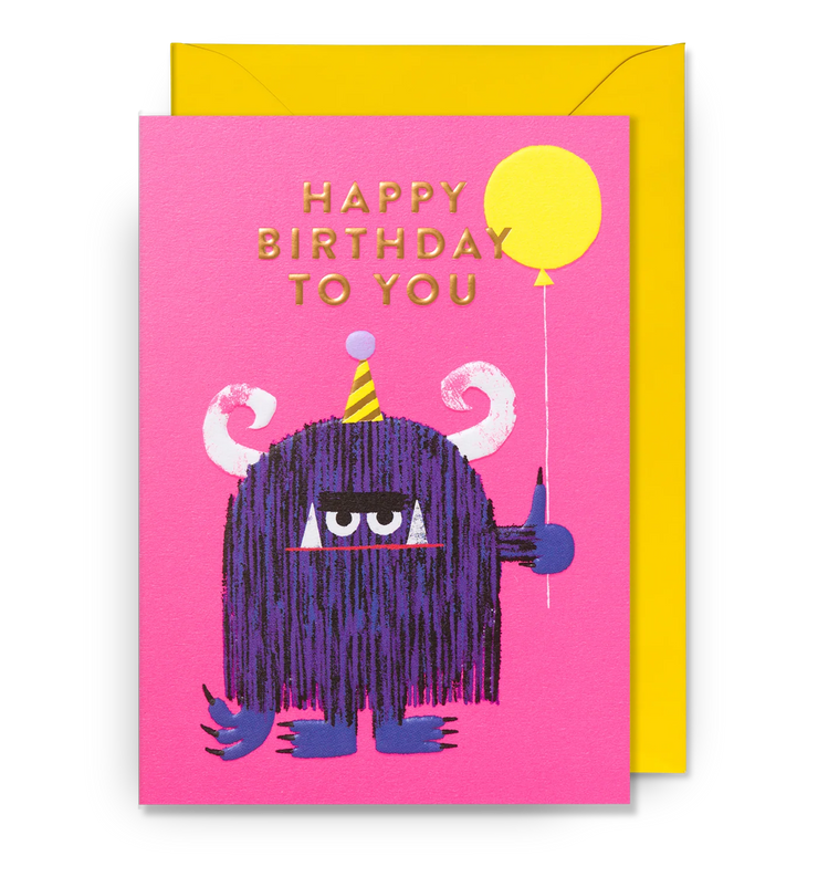 Grumpy Birthday Monster Card