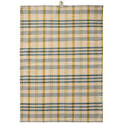 Mikke Natural, Blue & Mustard Tea Towel