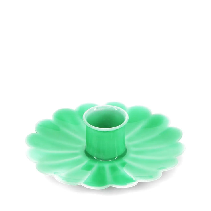 Enamel Flat Flower Candle Holders