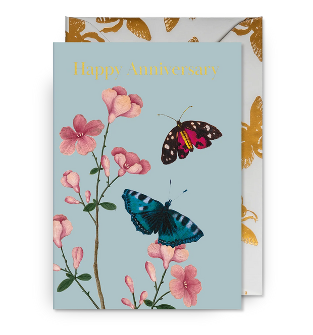 Happy Anniversary Butterflies Card