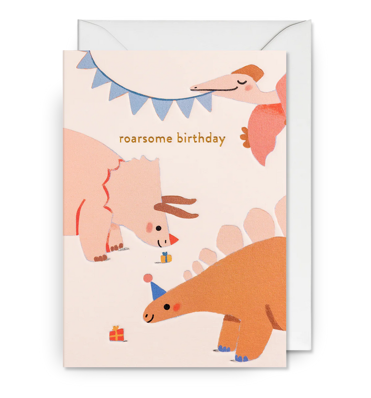 Roarsome Birthday Dinosaur Card