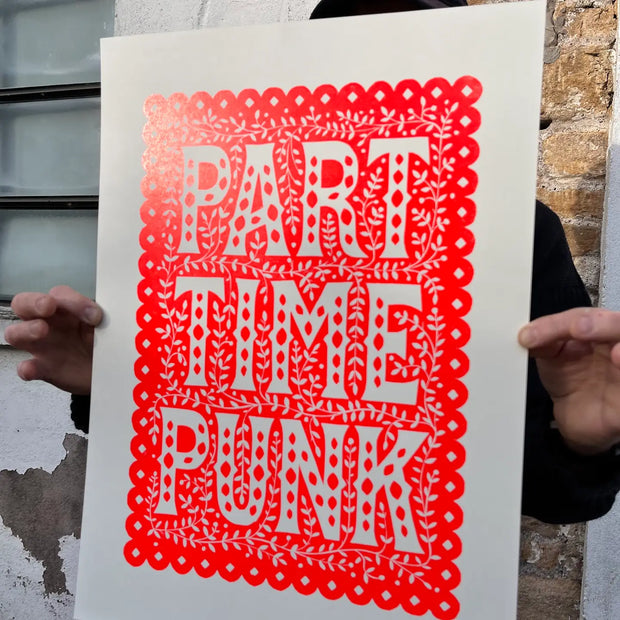 Pressed and Folded Print - Part Time Punk