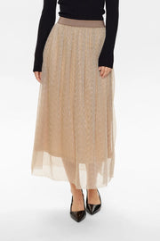 Nusea Gold Net Skirt