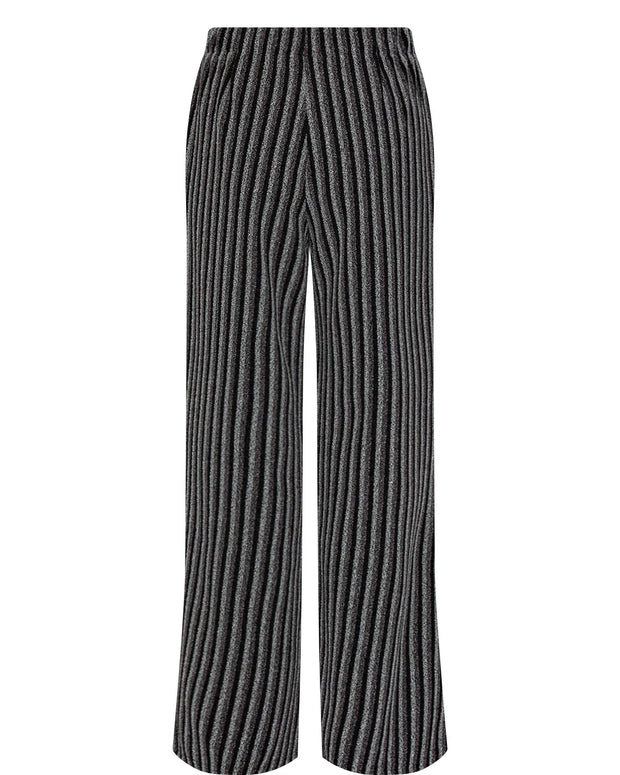 Nuilia Silver Striped Trousers