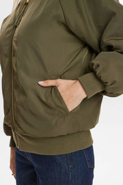 Numph Nuetera Reversible Jacket - Grape Leaf