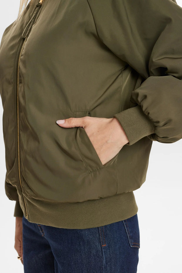 Numph Nuetera Reversible Jacket - Grape Leaf