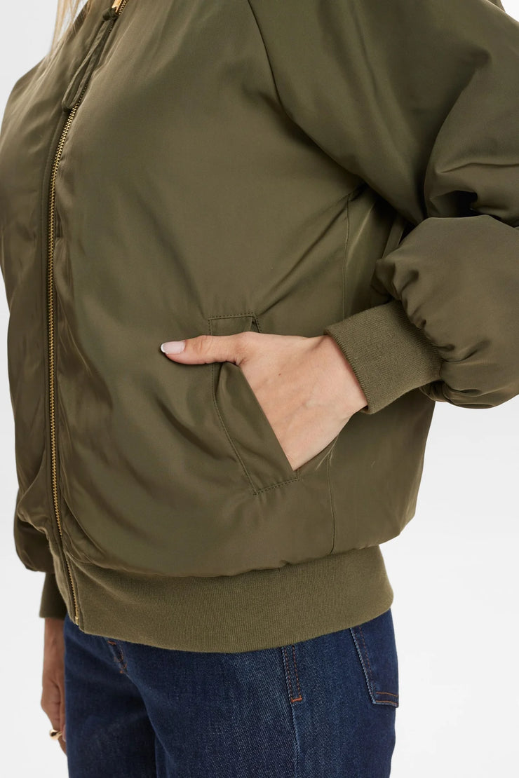 Numph Nuetera Reversible Jacket - Grape Leaf