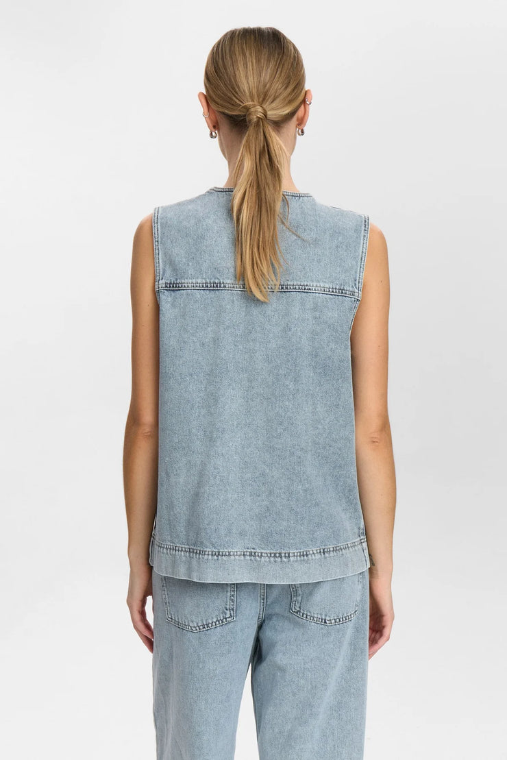 Numph Nubrooklyn Denim Vest