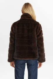 Numph Nuwindall Jacket - Black Coffee