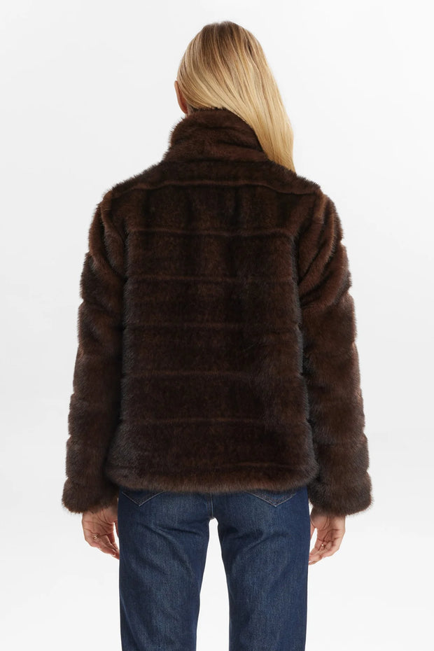 Numph Nuwindall Jacket - Black Coffee