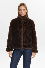 Numph Nuwindall Jacket - Black Coffee