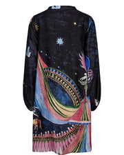 Numph Nustarla Short Dress - Obsidian