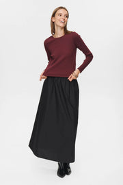 Numph Nuriley Long Sleeved Tee - Winetasting