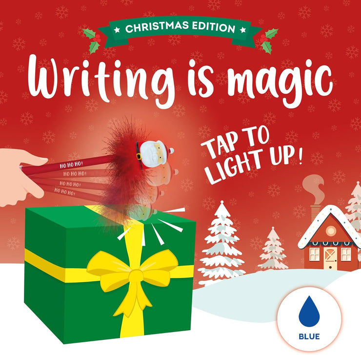 Legami Writing is Magic Light-Up Gel Pen - Santa Claus