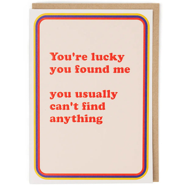 Cath Tate Found Me Card