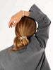 Scrunchie is Back Hair Ties Bracelets - Gold Bamboo