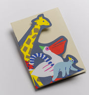 Animal Parade Fold Out Concertina Card