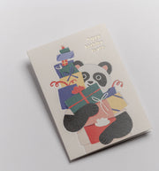 Panda Presents Birthday Card