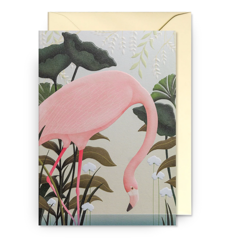 Carrie May Flamingo Card