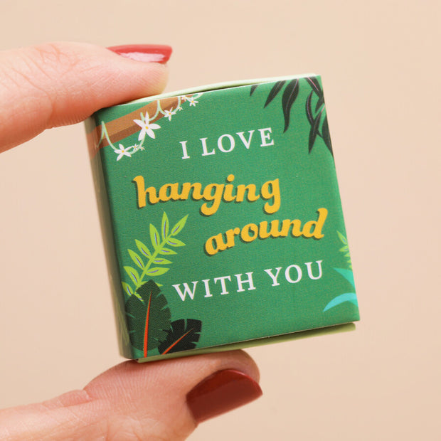Tiny Matchbox Ceramic Tokens - Sloth