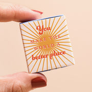 Tiny Matchbox Ceramic Tokens - Sunshine