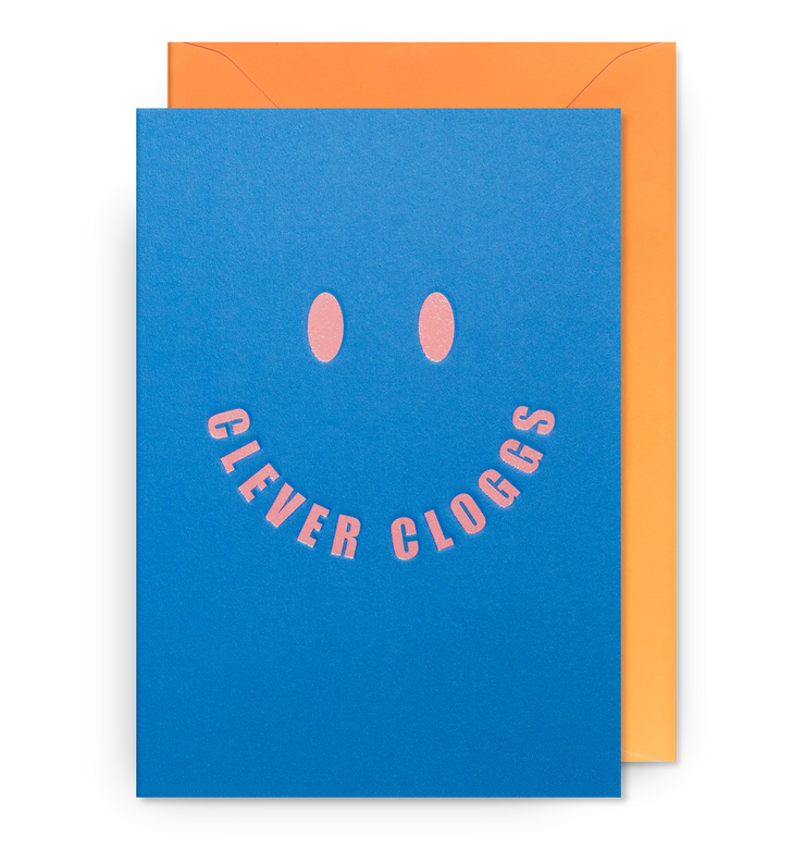 Clever Cloggs Smiley Card