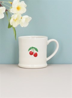 Stoneware Mini Mug - Cherries