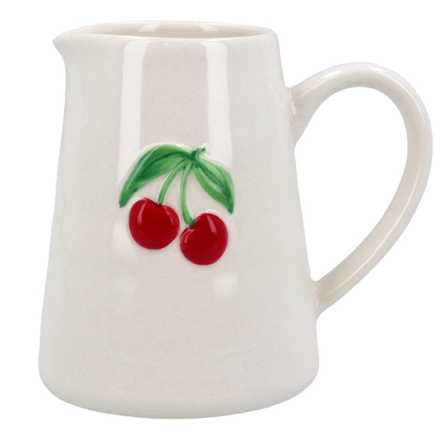 Stoneware Mini Jug - Cherries