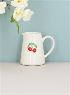 Stoneware Mini Jug - Cherries