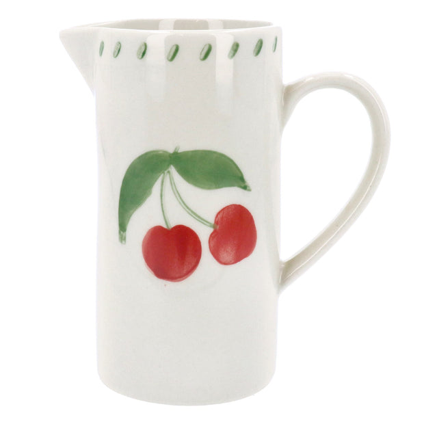 Stoneware Jug - Cherries