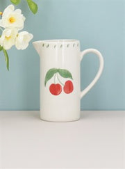 Stoneware Jug - Cherries