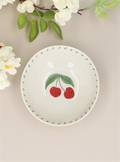 Stoneware Bowl - Cherries