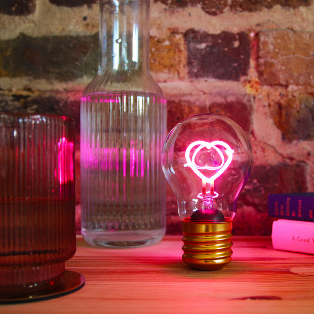 Cordless Heart Lightbulb