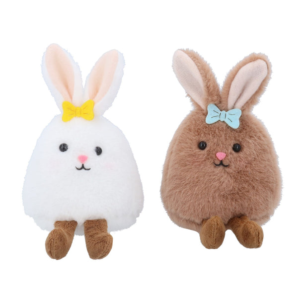 Fabric Shelf Sitter - Fluffy Bunnies