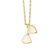 Ashiana Roxy Heart Locket Necklace - Green