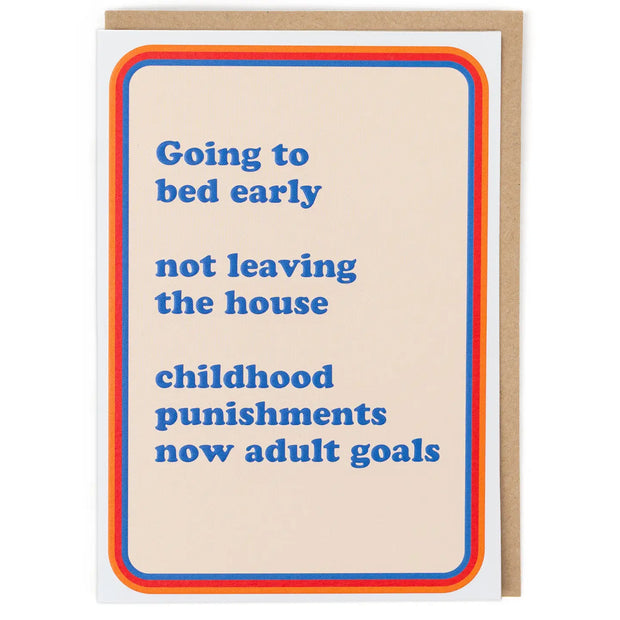 Cath Tate Adult Goals Card