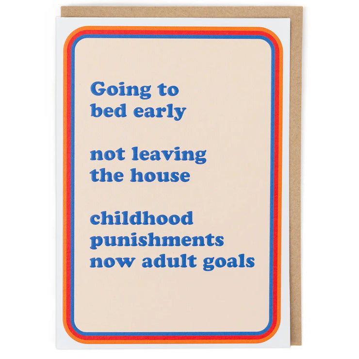 Cath Tate Adult Goals Card