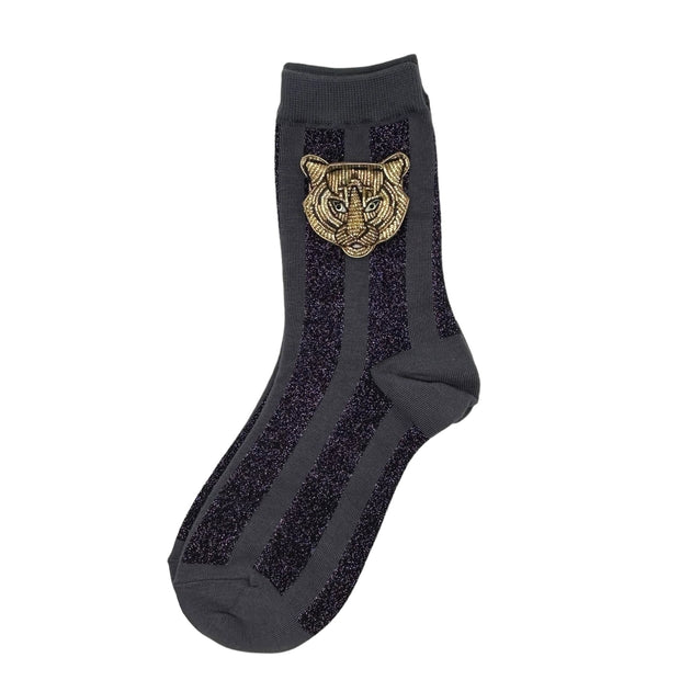 Sixton Berlin Socks with Leopard Pin