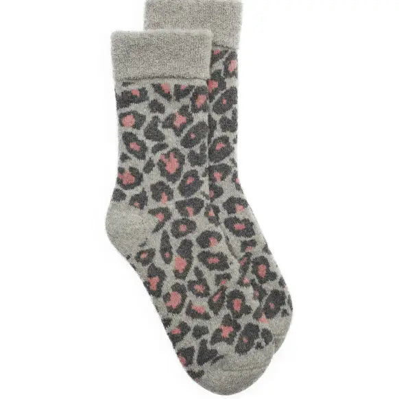 Slipper Socks - Leopard