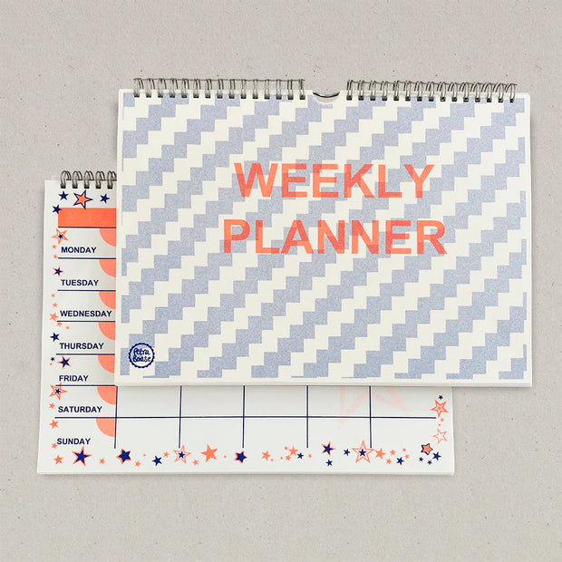Petra Boase Weekly Planner - Blue Step