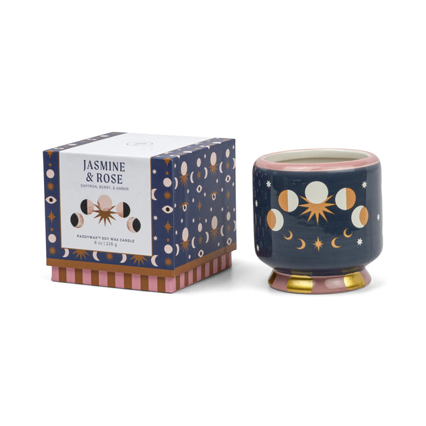 A Dopo Ceramic Candle - Jasmine & Rose