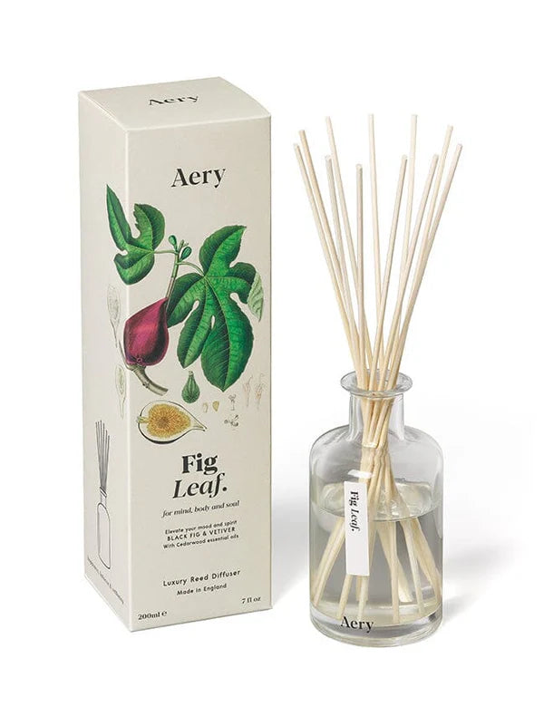 Aery Fig Leaf Reed Diffuser - Black Fig, Vetiver & Cedarwood
