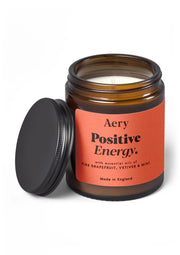 Aery Postivie Energy Jar Candle - Pink Grapefruit, Vetiver & Mint