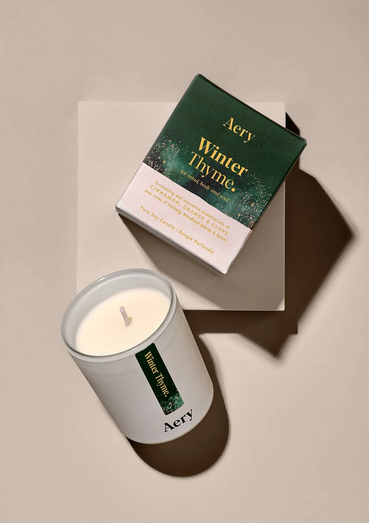 Aery Mini Votive Candle - Winter Thyme