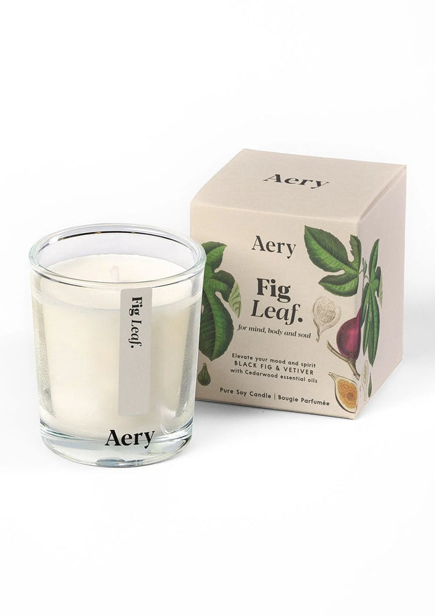 Aery Votive Mini Candle - Fig Leaf