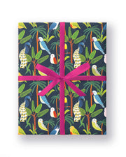 Jungle Birds Gift Wrap