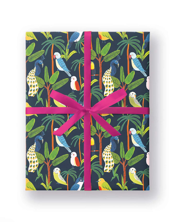 Jungle Birds Gift Wrap