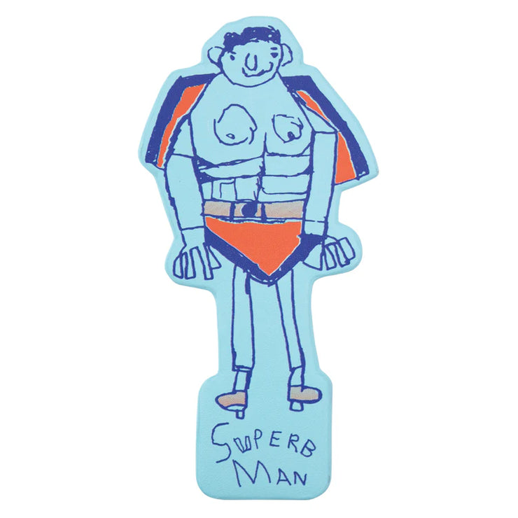 Arthouse Unlimited Recycled Bookmark - Superb Man